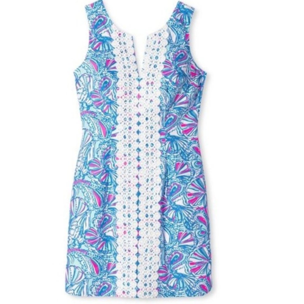 Lilly Pulitzer My Fans sheath dress